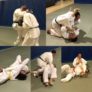Adults training Jiu Jitsu at Jiu Jitsu Roswell